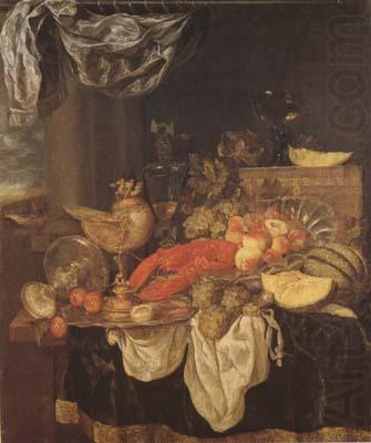 Still Life with Lobster (mk08), BEYEREN, Abraham van